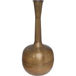 PTMD Rika Vaas Antiek - H92 x Ø38 cm - Ijzer - Koper