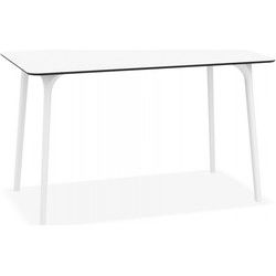 LAGOON design tuintafel 140x80x75 cm Wit