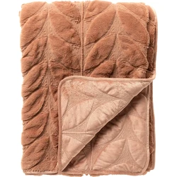 Dutch Decor AYANA - Bedsprei 200x220 cm - luxe uitstraling - heerlijk zacht - Cork - roze - Dutch Decor