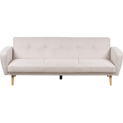 Beliani FLORLI - Driezitsbank-Beige-Polyester