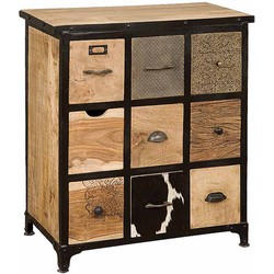 Tower living Drawer (9) Chest - 75x40x81