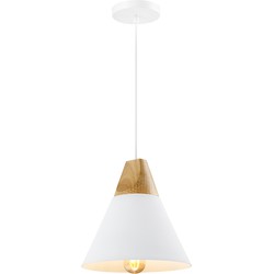 QUVIO Hanglamp langwerpig wit - QUV5159L-WHITE