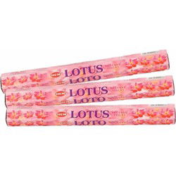 Hem Wierook stokjes - Lotus - 60x stokjes - Yoga/meditatie - Wierookstokjes
