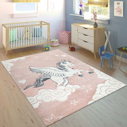 Kindervloerkleed - Cosena - Roze - 140x200 cm