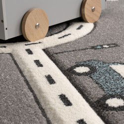 Laagpolig Vloerkleed - Diamesa - Modern - Grijs - 120x170 cm