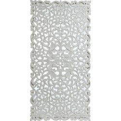 PTMD Livvy Muurdecoratie - 80 x 160 cm - MDF - Wit