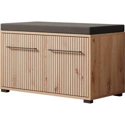 Meubella Schoenenkast Lobos - Eiken - 80 cm