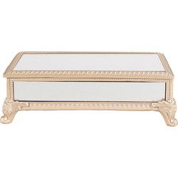 Clayre & Eef Sieradendoos  21x11x7 cm Beige Polyresin Rechthoek Juwelendoos