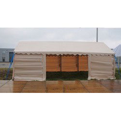 Opslagtent Classic PVC 4x8 meter Beige