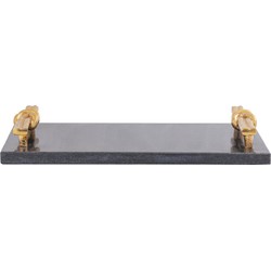 PTMD Plateau Aimie - 40x20x5 cm - Marmer - Zwart