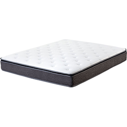 JOY - Pocketveringmatras - Wit - 140 x 200 cm - Bamboestof