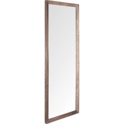 DTP Home Mirror Metropole rectangular large,180x65x5 cm, recycled teakwood