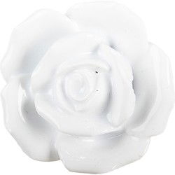 Clayre & Eef Deurknop  Ø 4 cm Wit Keramiek Meubelknop