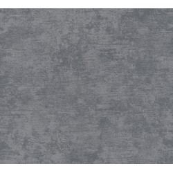 A.S. Création behang betonlook zwart - 53 cm x 10,05 m - AS-378384