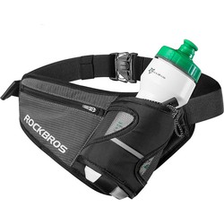 Decopatent® Running belt - Met Bidonhouder- Drinkgordel drinkfles - Hardloopriem - Heuptasje - Fietsen - Wandelen - Outdoor Sport