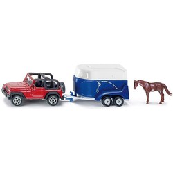 Siku SIKU Jeep with horse trailer