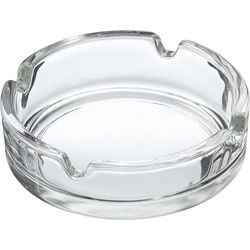 Asbak - transparant - D10 cm - glas - doorzichtige rookasbak - Asbakken