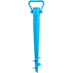 Parasolharing - blauw - kunststof - D40 mm x 37 cm - Parasolvoeten