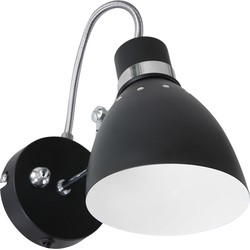 Steinhauer wandlamp Spring - zwart -  - 6291ZW