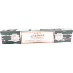 Satya Nag Champa wierook stokjes - Jasmine - 20x - 15 gram - Wierookstokjes