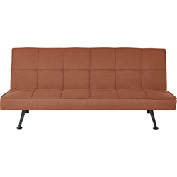 Beliani HASLE - Driezitsbank-Bruin-Polyester