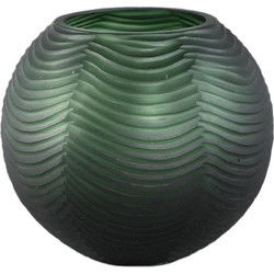 PTMD Vaas Elichi - 20x20x17 cm - Glas - Groen
