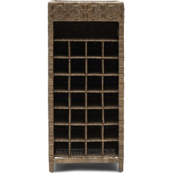 Riviera Maison Canggu Bar Cabinet - Rattanschil - 97.0x51.0x39.0 cm