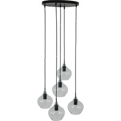 Hanglamp Rakel - Zwart - Ø61cm - 5L