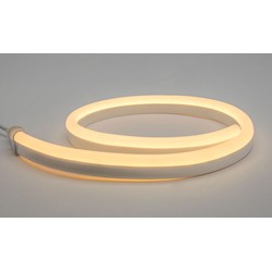 Groenovatie LED Neon Flex 24V, Warm Wit, 1 Meter, 8 Watt/meter, Waterdicht IP65