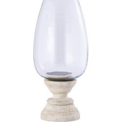 PTMD Qez Cream Mango Wood Stormlight Clear Glass XL