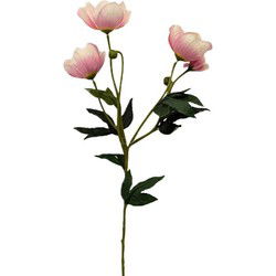 Kunstbloem helleborus l. roze, 62 cm