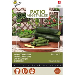 Patio Veggies, Courgette Patio Star F1