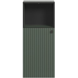 Lage badkamerkast met 1 deur en 1 open vak L40 cm - PUREBLISS