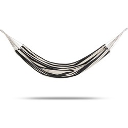 Hangmat zwart/wit 200x100cm- Lifa Living