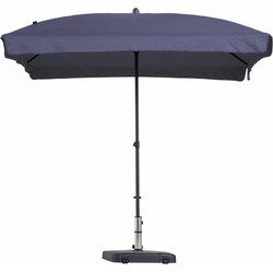 Stokparasol Patmos luxe 210 x 140 cm safier blue zonwering - Madison