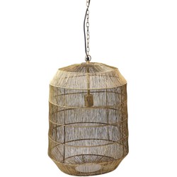 HSM Collection-Hanglamp Marbella-ø40x61-Goud-Metaal