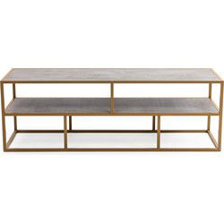 Stalux Tv-meubel 'Luuk' 150cm, kleur goud / beton