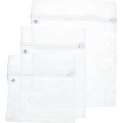 5Five Waszakken - 3 stuks - 3 formaten - wit - Waszakken