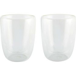 Luxe dubbelwandige theeglazen - 2x stuks - 300ml - Koffie/thee - Koffie- en theeglazen
