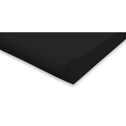 Elegance Topper Hoeslaken Katoen Perkal - zwart 160x200cm