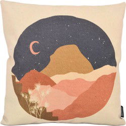 Mountain Circle | 45 x 45 cm | Kussenhoes | Katoen/Linnen