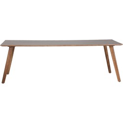 Eettafel Naturel - 240x90x76cm - Mangohout - Tafel Oslo