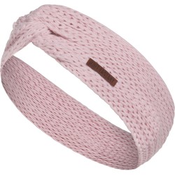 Knit Factory Joy Gebreide Dames Hoofdband - Haarhand - Roze - One Size