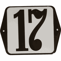 Hausnummer Standardnummer 17 - Warentuin Mix
