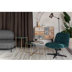 Housecraft Living Belmond Fauteuil Rib Groen