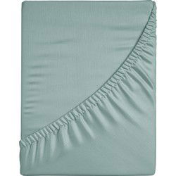 Ten Cate Premium Katoensatijnen Hoeslaken 140x200 - Mineral Mint