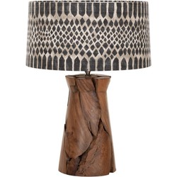 MUST Living Table lamp Jungle small,52xØ35 cm, tribal shade