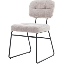 Tower living Padola sidechair - fabric Alpine 2 Sand