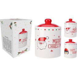 Voorraadpot kerst 14 cmm 2ass kerstversiering