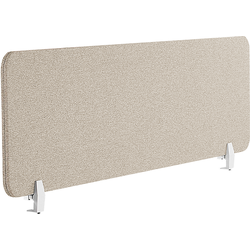 Beliani WALLY - Bureauscheidingswand-Beige-Polyester